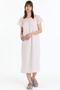 Women's 100% Cotton Nightgown / Eyelet Embroidery and Paneled Details / Powder Pink and Baby Blue Color Options. - 5
