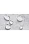 Bathroom Curtain 1x180x200 Single Wing Shower Curtain with Ring Gift 9515 - 6
