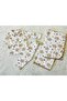 Corded Fabric (3 Pieces) Teddy Bear Pattern Swaddled Baby Set - 7