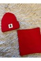 Stretchy Camisole Double Layer Label Detailed Beret Neck Collar Set of 2 - 3