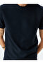Dark blue Slim Fit T-Shirt - 5