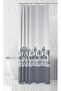 Bathroom Curtain 2X100X200 Double Wing Shower Curtain with Rings Shower Cabin Curtain 4238
