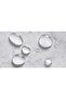 Bathroom Curtain 1X100X200 Single Wing Shower Curtain with Ring Gift 6811 - 4