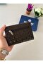 Genuine Leather Women's Wallet, Convenient in Size, Fits in Any Bag, Melen Crocodile Patterned Brown - 5