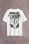 Metallica Kirk Ouija Board Guitar Rock Guitar Back Front Printed Oversize T-Shirt Unisex T-shirt - 2