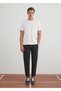 Anthracite Colored Knitted Fabric Jogger Pants