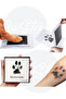 Non-Toxic Inkless Printing Kit Compatible for Newborns and 0-1 Year Olds - Pet Paw Print Set - 4