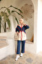 Women's Hijab Tunic Trousers Double Crep Double Set