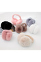 Black Women Plush Earmuffs Soft Furry Foldable Ear Warmer Winter Ear Muffs - 6
