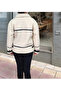 Fur Lined Suede Coat - 2