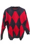 Baklava Pattern Oversize Sweater - 2