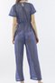 Women's Pareo Jumpsuit Beach Dress Navy Blue - 2