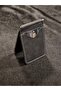 Money Clip Wallet Anthracite Genuine Leather Handmade Card Holder Wallet Slim Design - 5