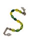 Green Yellow Barley Cut 11 Grain Zaza Rosary - 2