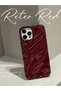 iPhone 16 Pro Compatible Case Luxury Shiny Electroplated Shock Resistant Soft Cover Burgundy - 6