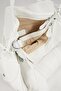 White Glazed Pattern Shoulder Bag - 4