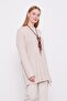 Beige Ethnic Necklace Corduroy Cashmere Tunic - 4