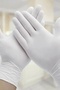 White Powdered Latex Gloves 100 Pack |   Size m |   Disposable Hygiene Glove - 2