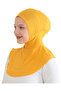 Women's Neck Collar Hijab Hijab Practical Sports Bonnet - Yellow - 3