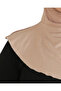 Women's Neck Collar Hijab Hijab Practical Sports Bonnet - Dark Mink - 6