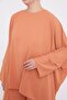 طقم تونيك مطرز بحجر السلمون - 5