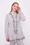 Gray Embroidery Detailed Set - 7