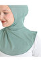 Women's Neck Collar Hijab Hijab Practical Sports Bonnet - Light Green - 3