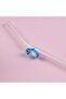 Set of 6 Glass Straws with Colorful Penguin Figures - 2