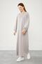 Gray Nevür Detailed Sports Dress