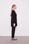 Black Sports Suit with Rope Ties on the Sides - 3