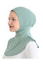 Women's Neck Collar Hijab Hijab Practical Sports Bonnet - Light Green - 4
