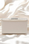 Nude Satin Women's Evening Clutch Bag for Weddings, Engagements, Graduations, Henna Ceremonies, and Proms - 3