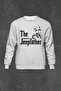 Gray Sweatshirt The Jeepfather Godfather Off Road Jeep Cip Printed Unisex Sweat