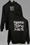 Normal People Scare Me Normal People Gothic Front And Back Printed Sweatshirt Unisex Hooded Hoodie - 3