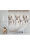 Bathroom curtain 1x240x200 single wing shower curtain with ring gift 3390 - 2