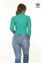 Women's New Season Turtleneck Half Throat Slim Fit Soft Textured Stretchy Comfort Model Knitwear Sweater - 5