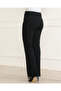 Women's High Waist Front Ribbed Lycra Recovery Spanish Leg Palazzo Pants - 8