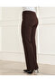 Women's High Waist Front Ribbed Lycra Recovery Spanish Leg Palazzo Pants - 8