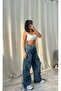 Tasari̇M Baggy Jean Palazzo Trousers - 7