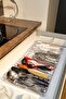 13 Pieces Transparent Hard Plastic Modular Organizer Set - 4