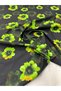 Green Geranium Pattern Dress Shirt Crepe Fabric Our Product Is Sold in Pieces 1 Piece 1 Meter