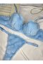 Baby Blue Soft Textured Plush Underwear Set