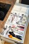 Set of 16 Modular Spoon and Ladle Holder Drawer Organizer Transparent Kitchen Organizer - 4