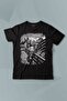 Scream Edward Munch Painting Horror Pattern Kids Short Sleeve T-Shirt