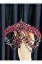 Bride Engagement Henna Promise Crown Almira Frontlet - 2