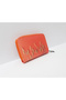 Women's Wallet 12.5X8.5 cm Orange Color Spike Pattern Women's Wallet - 6