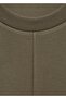 Round Neck Sweatshirt with Stitching Details - 8