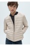 Short Quilted Anorak with Pockets - 6