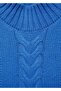 Perkins collar knitted patterned sweater - 5