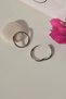 Silver Color Steel Hoop Earrings 16 Mm - 3